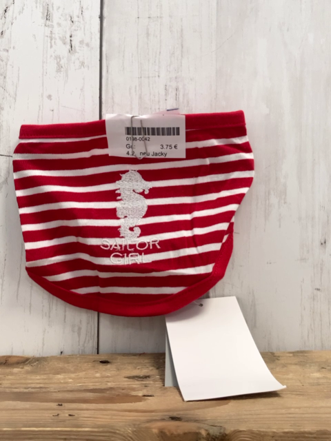 neu Jacky /Halstuch Lätzchen rot weiß gestreift