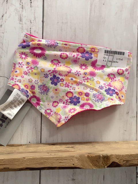neu Jacky Lätzchen/Halstuch  pink + weiß bunte Blumen