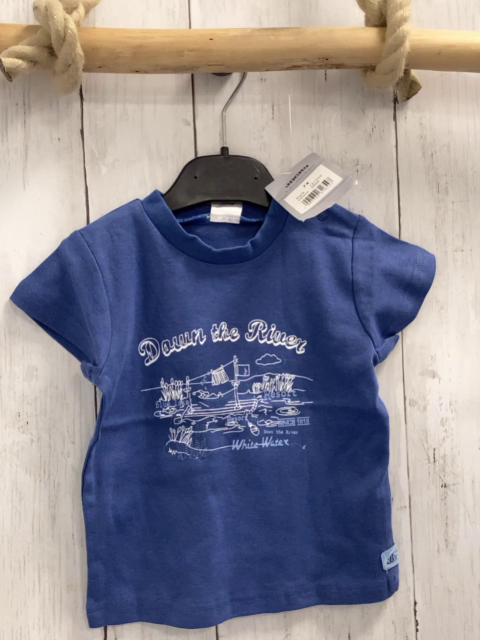 neu Jacky T-Shirt Gr. 74  blau weißer Druck