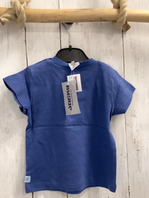 neu Jacky T-Shirt Gr. 74  blau weißer Druck