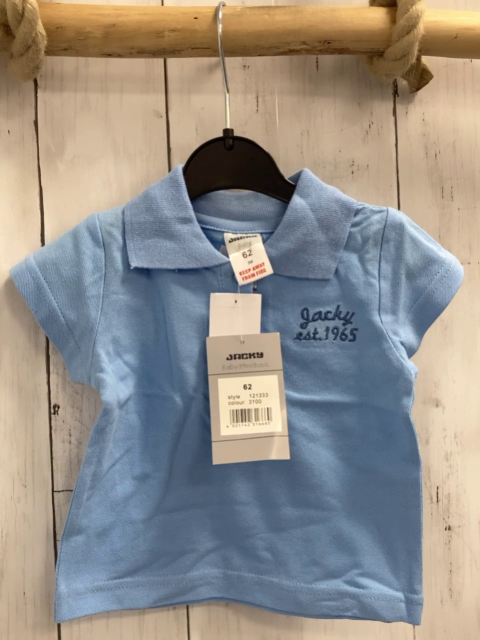 Jacky neu T-Shirt Gr. 62  blau Polokragen
