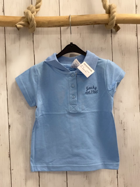 Jacky neu T-Shirt Gr. 80  blau Polokragen
