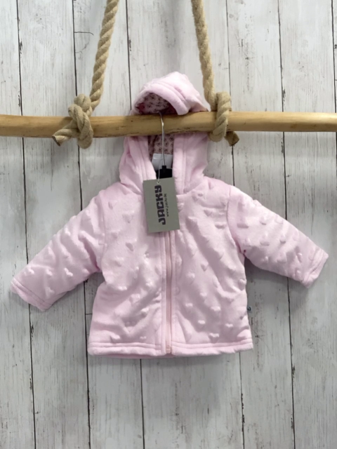 Jacky neu Sweatjacke Gr. 62  rosa Nicky Herzen