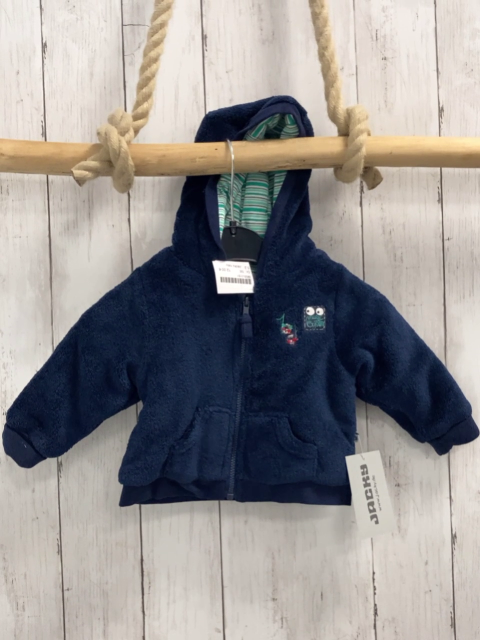 Jacky neu Nickyjacke Gr. 56  blau innen grün weiß gestreift