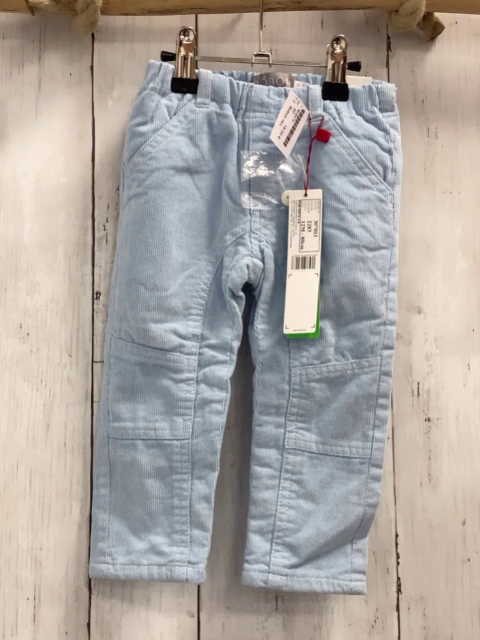Boboli neu Hose Gr. 80  hellblau Kord gefüttert Bund verstellbar