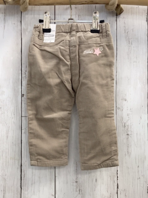 Boboli neu Hose Gr. 68  beige Kord gefüttert Bund verstellbar