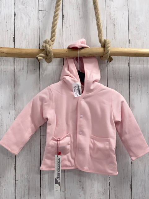 Boboli neu Wendesweatjacke Gr. 68  rosa + rosa weiß gestreift
