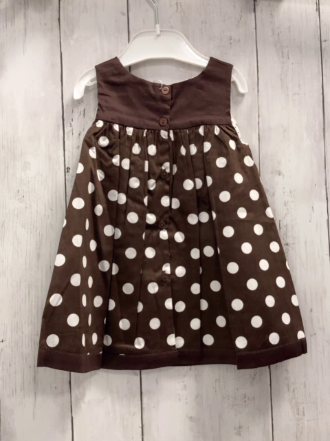 chicco neu Wendekleid Gr. 68  braun weiße Punkte + weiß braune Punkte