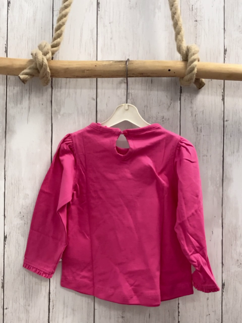 blue seven neu Langarmshirt Gr. 74  pink Spitze