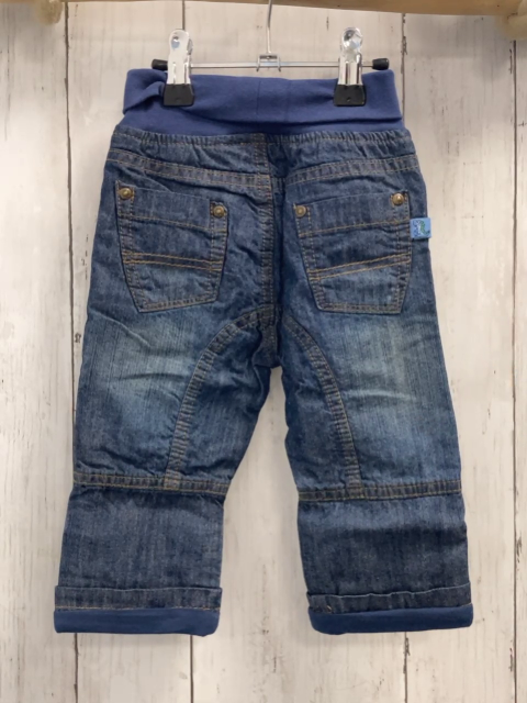 blue seven neu Hose Gr. 56  blau Jeans gefüttert Dinoaufnäher