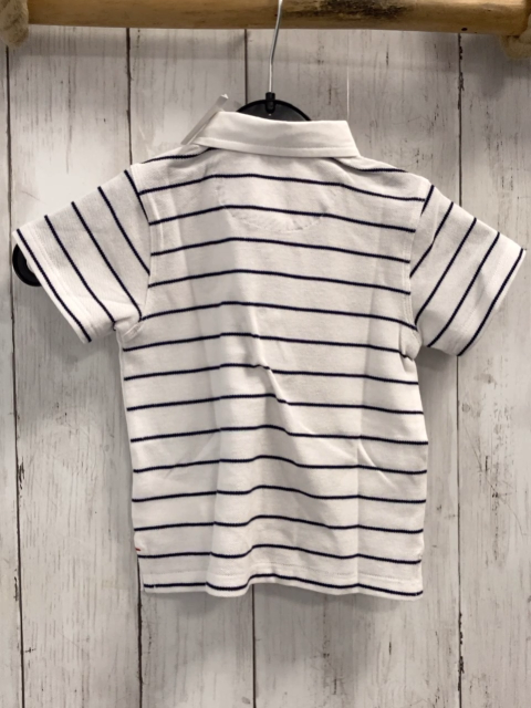 Chicco neu T-Shirt Gr. 80  weiß blaue Streifen Polokragen NP 29,90 €