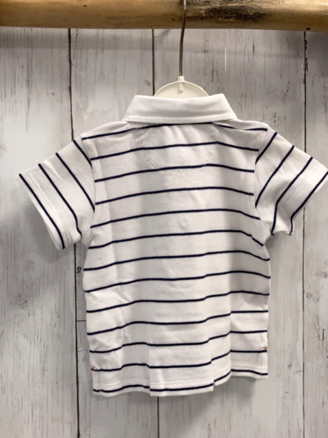 Chicco neu T-Shirt Gr. 62  weiß blaue Streifen Polokragen