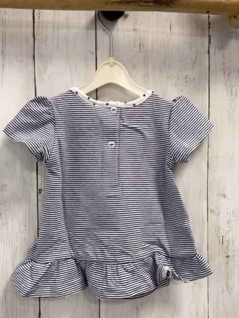 Chicco T-Shirt Gr. 62  blau weiß gestreift Punkte am Bund