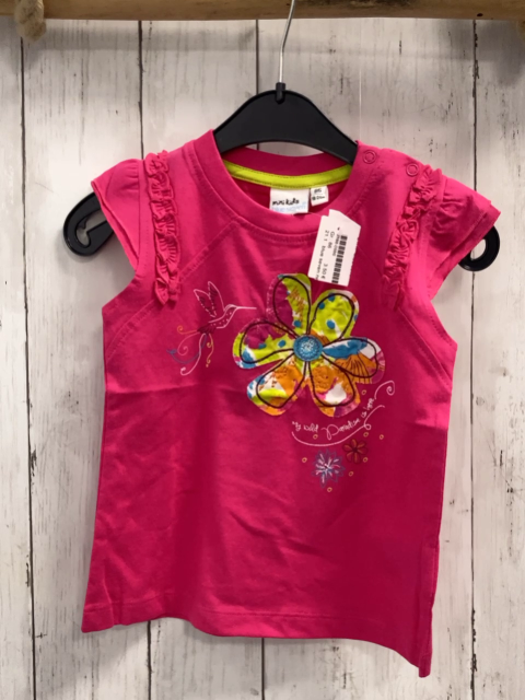blue seven neu T-Shirt Gr. 86  pink große bunte Blume Kolibri