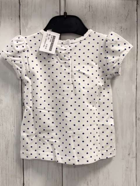 Chicco neu T-Shirt Gr. 62  weiß blaue Punkte 