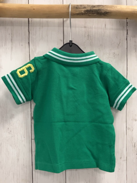 blue seven neu T-Shirt Gr. 62  grün Polokragen Streifen