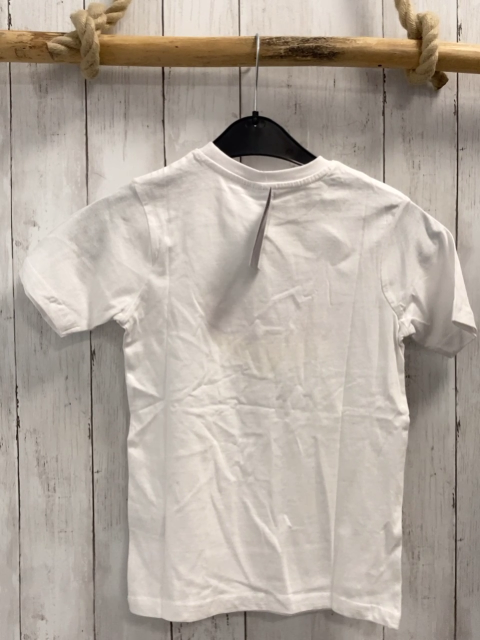 blue seven neu T-Shirt Gr. 122  weiß Sprechblase Deutschland