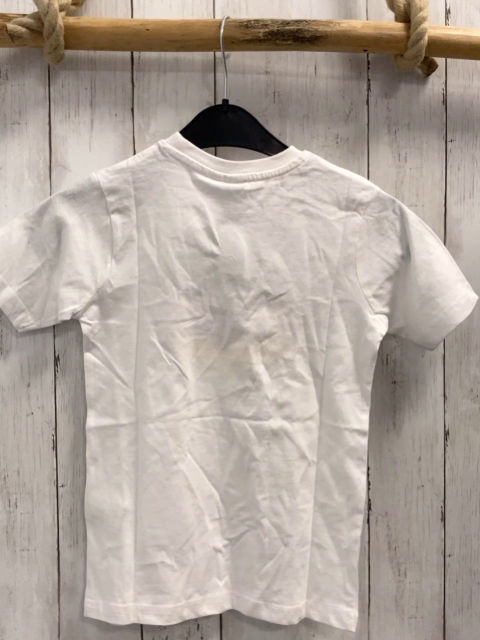 blue seven neu T-Shirt Gr. 116  weiß Sprechblase Deutschland