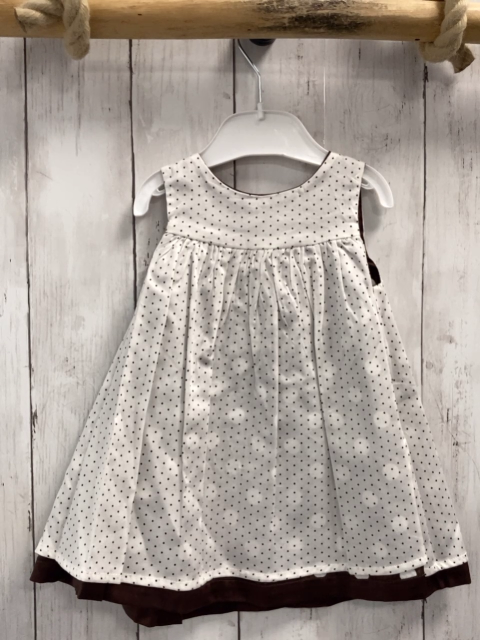 chicco neu Wendekleid Gr. 68  braun weiße Punkte + weiß braune Punkte NP 49,90 €