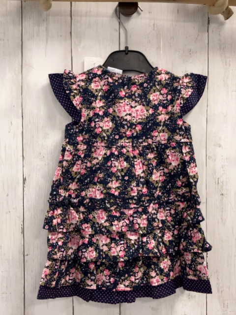 blue seven neu Kleid Gr. 74  blau Blumen Punkte Rüsschen