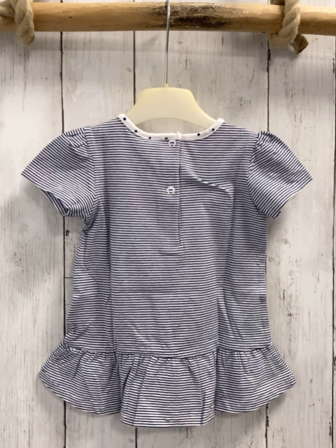 Chicco neu Kleid Gr. 80  blau weiß gestreift NP 17,90 €