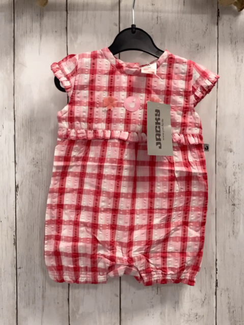 Jacky neu Playsuit Gr. 62  pink rosa weiß kariert