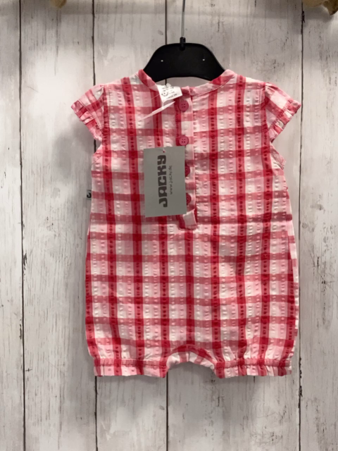 Jacky neu Playsuit Gr. 56  pink rosa weiß kariert