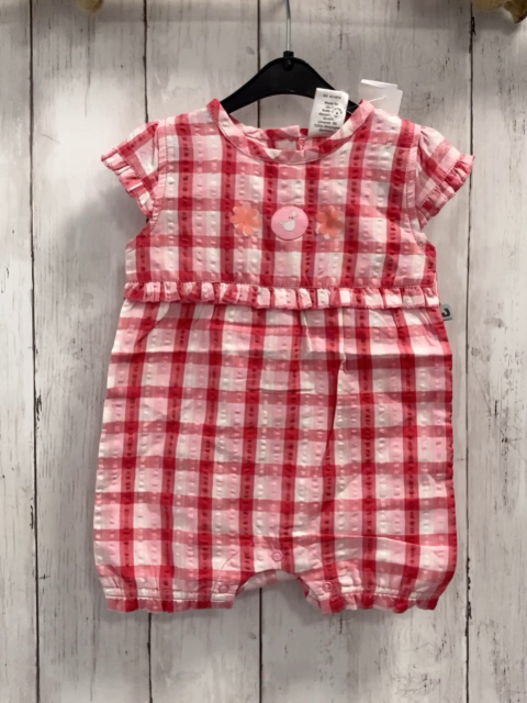 Jacky neu Playsuit Gr. 62  pink rosa weiß kariert