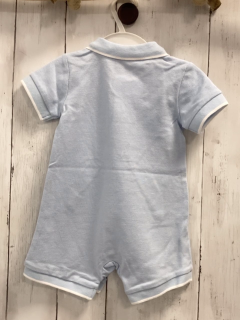 Boboli neu Playsuit Gr. 80  hellblau Polokragen