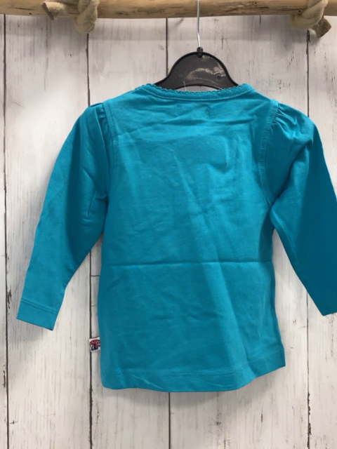 blue seven neu Langarmshirt Gr. 68  türkis bunte Buchstaben