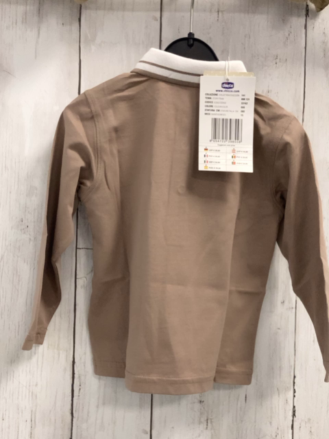 Chicco neu Langarmshirt Gr. 80  braun weiße Streifen Polokragen NP 29,90 €