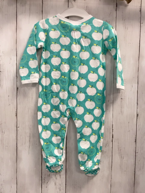 Boboli neu Strampler Gr. 68  türkis weiße Äpfel + Bund