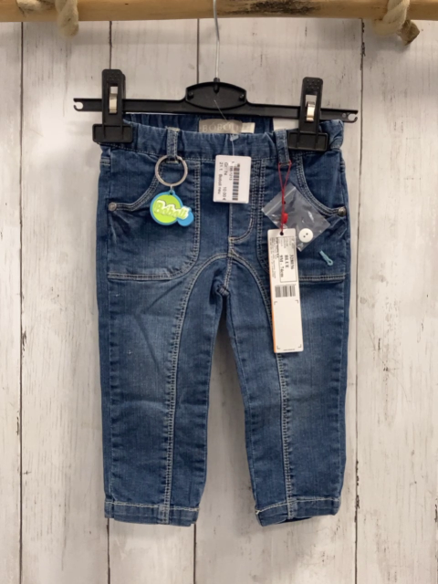 Boboli neu Hose Gr. 74  blau Jeans Bund verstellbar