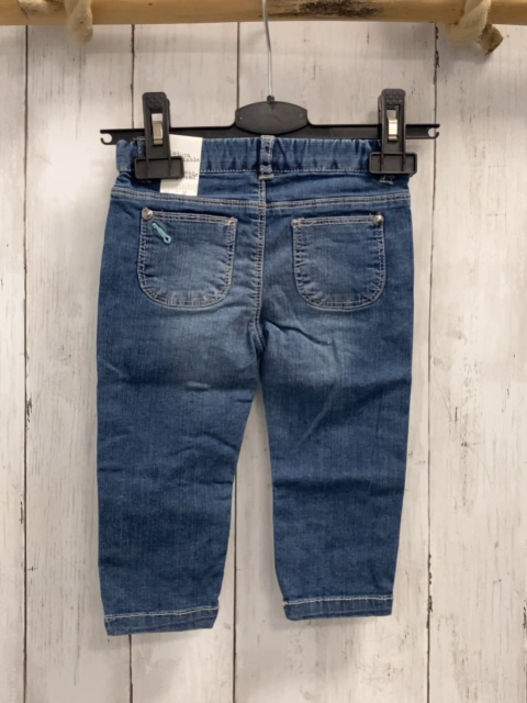 Boboli neu Hose Gr. 74  blau Jeans Bund verstellbar