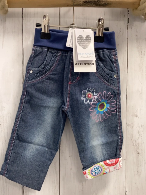 blue seven neu Hose Gr. 62  blau Jeans Blume