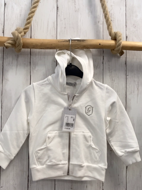 Gymp neu Sweatjacke Gr. 86  weiß Steinchen Glitzer NP 35,95 €