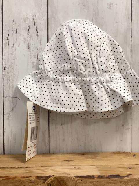 Chicco neu Hut Gr. 1,5-2J  weiß braune Punkte NP 16,90 €