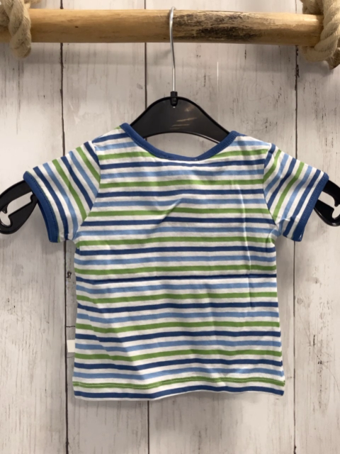 Bellybutton neu T-Shirt Gr. 62  weiß blau grüne Streifen