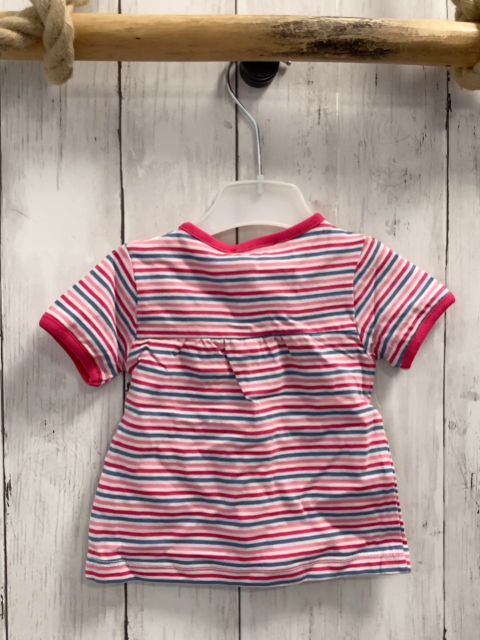 Bellybutton neu T-Shirt Gr. 62  weiß pink blau rosa Streifen pink Bund 