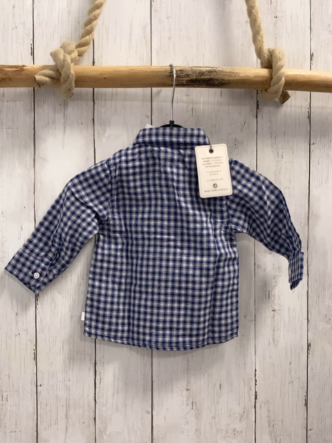 Bellybutton neu Hemd Gr. 68  blau weiß kariert