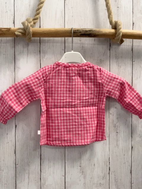 Bellybutton neu Bluse Gr. 68  pink weiß kariert