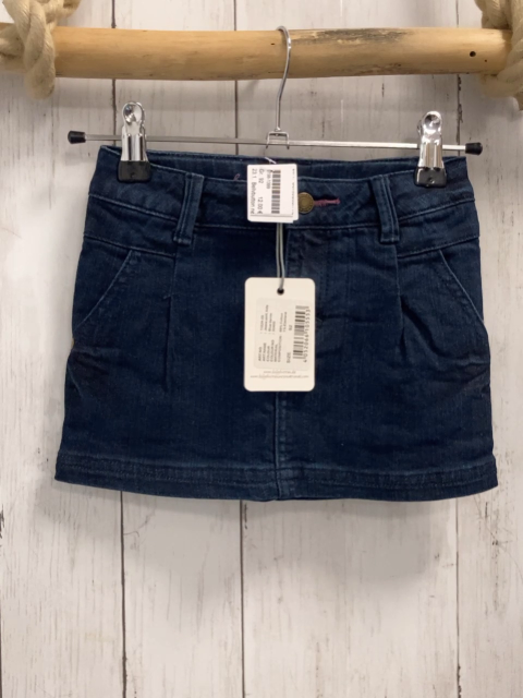 Bellybutton neu Rock Gr. 92  blau Jeans Bund verstellbar rosa Nähte 