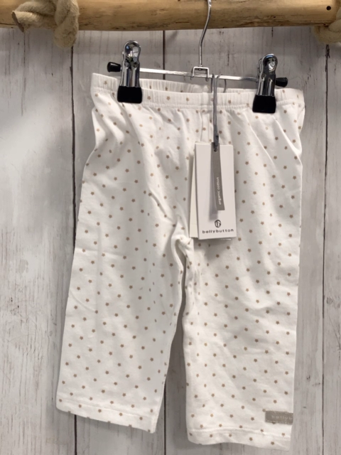 bellybutton neu Caprileggings Gr. 92  weiß beige Sterne NP 15,95€