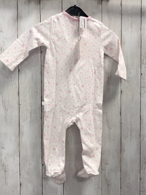 Bellybutton neu Schlafanzug Gr. 80  weiß rosa Sterne + Bund NP 29,90€
