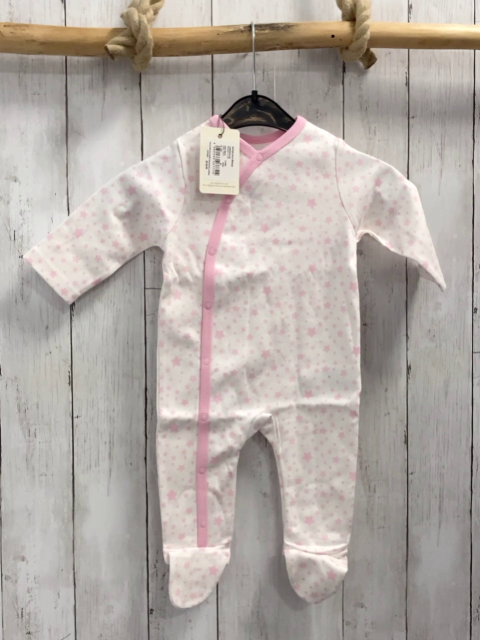 Bellybutton neu Schlafanzug Gr. 68  weiß rosa Sterne + Bund NP 29,90€