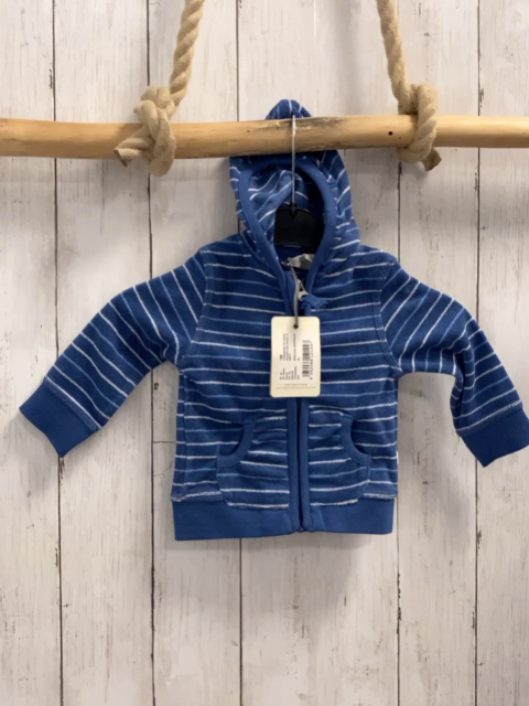 Bellybutton neu Frotteejacke Gr. 62  blau hellblau weiße Streifen
