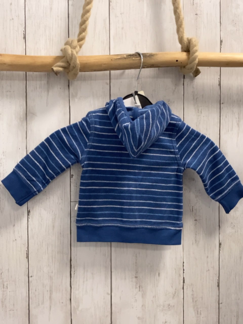 Bellybutton neu Frotteejacke Gr. 62  blau hellblau weiße Streifen