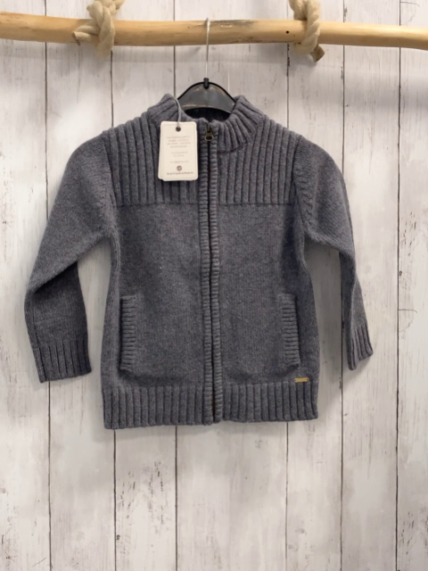 Bellybutton neu Strickjacke Gr. 110  grau 50% Schurwolle 