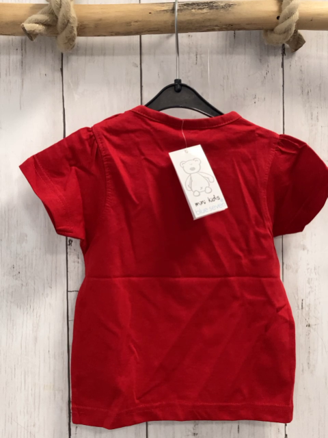 blue seven neu T-Shirt Gr. 74  rot Mädchen Fußball Deutschland