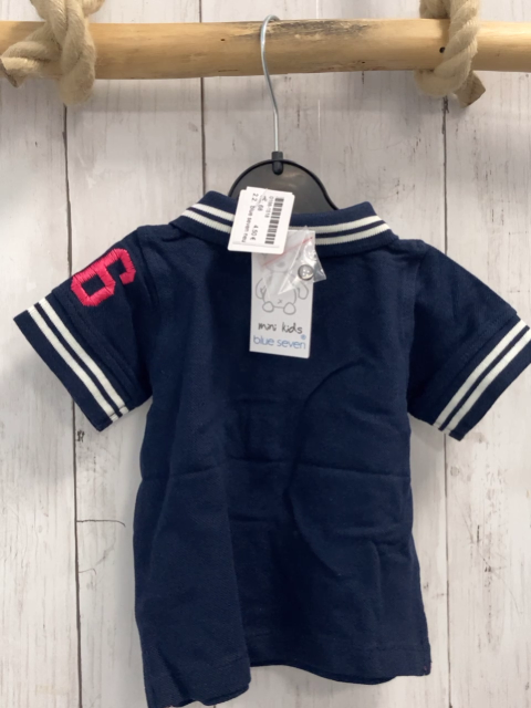 blue seven neu T-Shirt Gr. 68  blau weißer Streifen am Kragen 